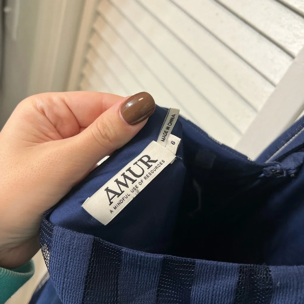 Amur Twilight Blue Leonie Halter Dress - Picture 7 of 7